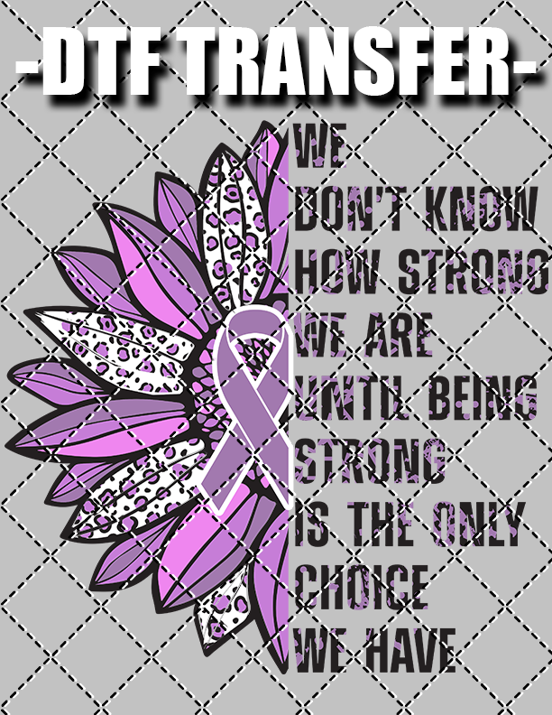 How Strong (Domestic Violence) - DTF Transfer (Ready To Press)