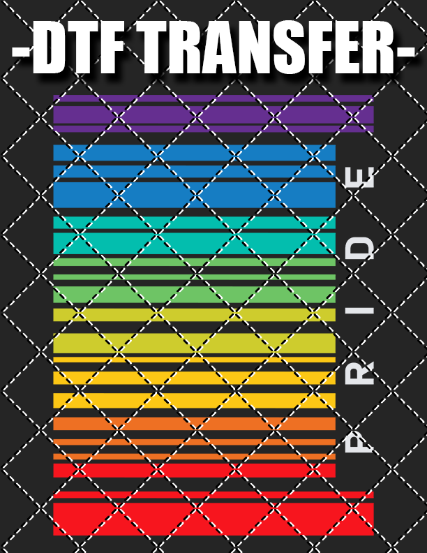 Pride Barcode - DTF Transfer (Ready To Press)