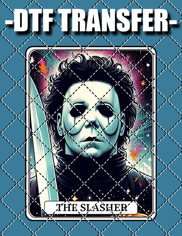 Michael Myers Tarot - DTF Transfer (Ready To Press)