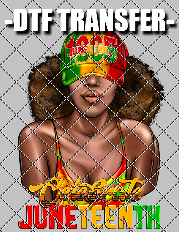Celebrate Juneteenth - DTF Transfer (Ready To Press)