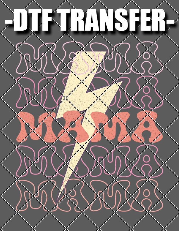 Mama Bolt - DTF Transfer (Ready To Press)