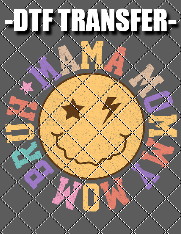 Mama Mommy Bruh v2 - DTF Transfer (Ready To Press)