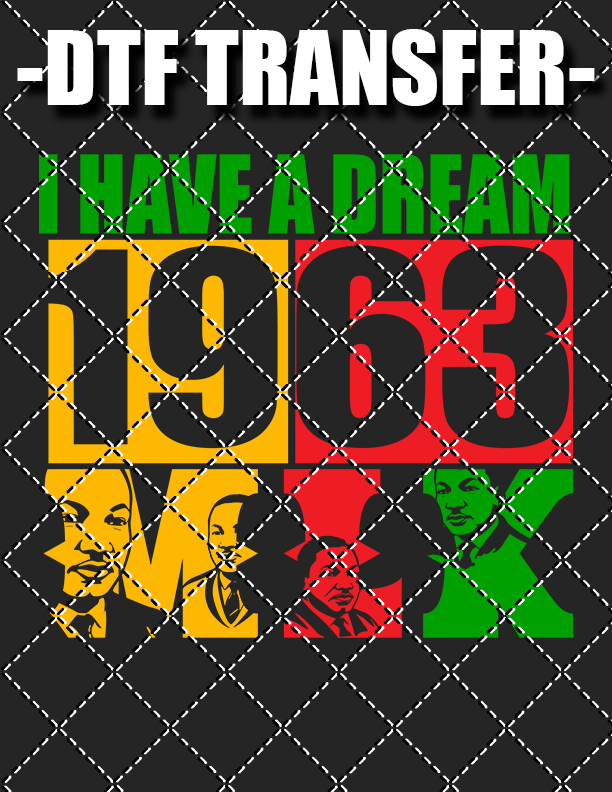 MLK 1963 V2 - DTF Transfer (Ready To Press)