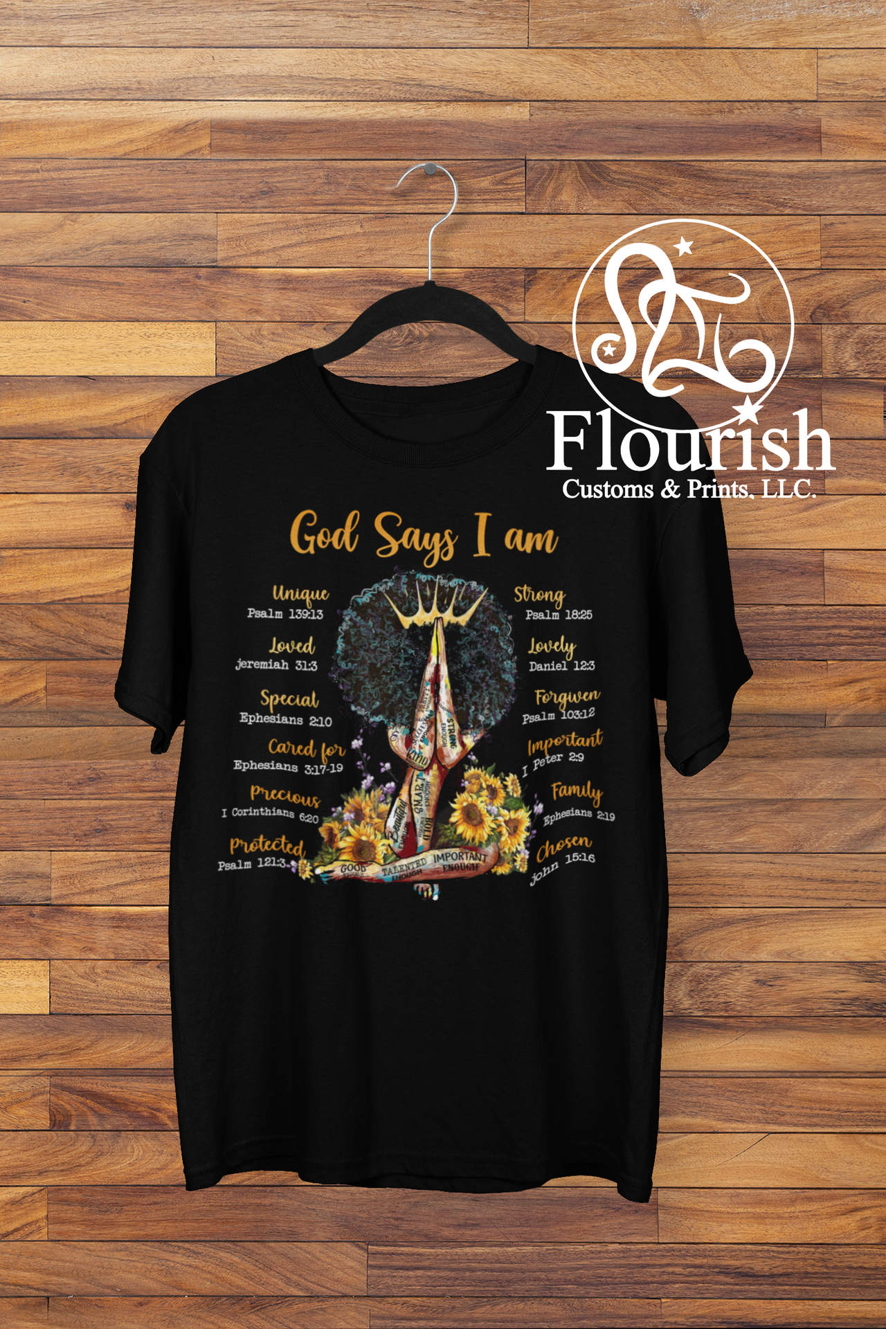 God Says I Am Enough (Woman) Tee