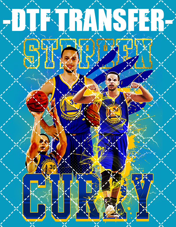 Curry Bootleg - DTF Transfer (Ready To Press)