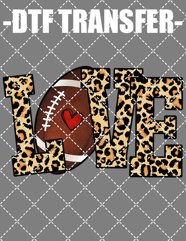 Love Football - DTF Transfer (Ready To Press)