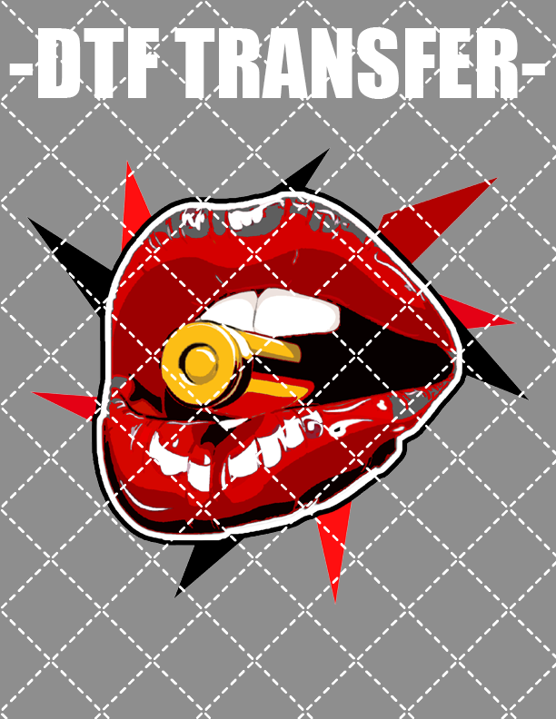 Bite The Bullet - DTF Transfer (Ready To Press)