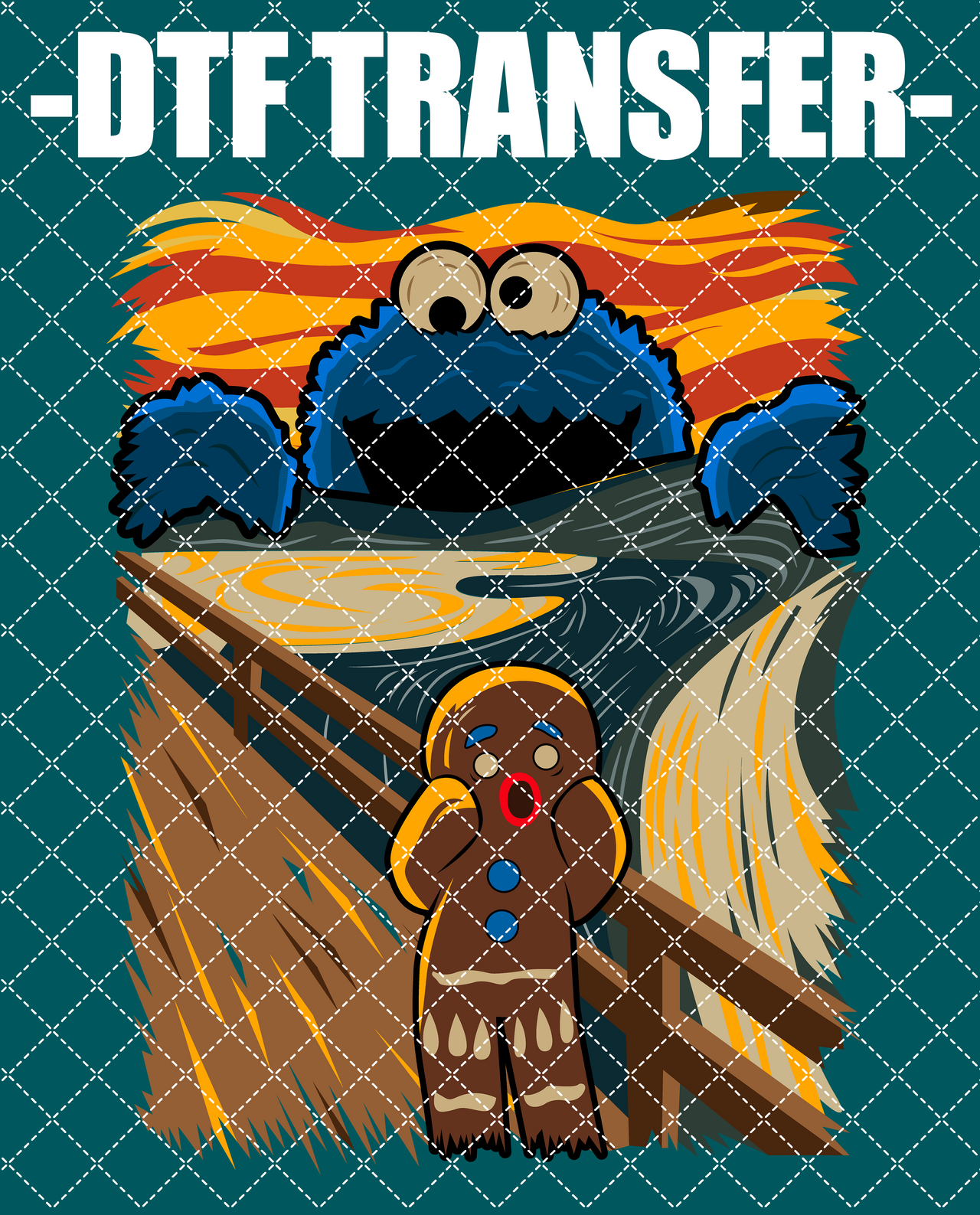 Cookie Scream - DTF Transfer (Ready To Press)