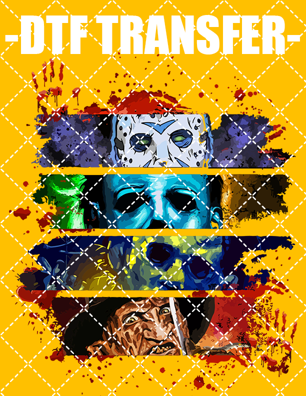 Halloween Gang 2 - DTF Transfer (Ready To Press)