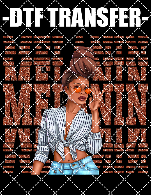 Melanin Chick - DTF Transfer (Ready To Press)