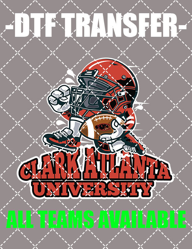 HBCU Helmet (Select Team) - DTF Transfer (Ready To Press)