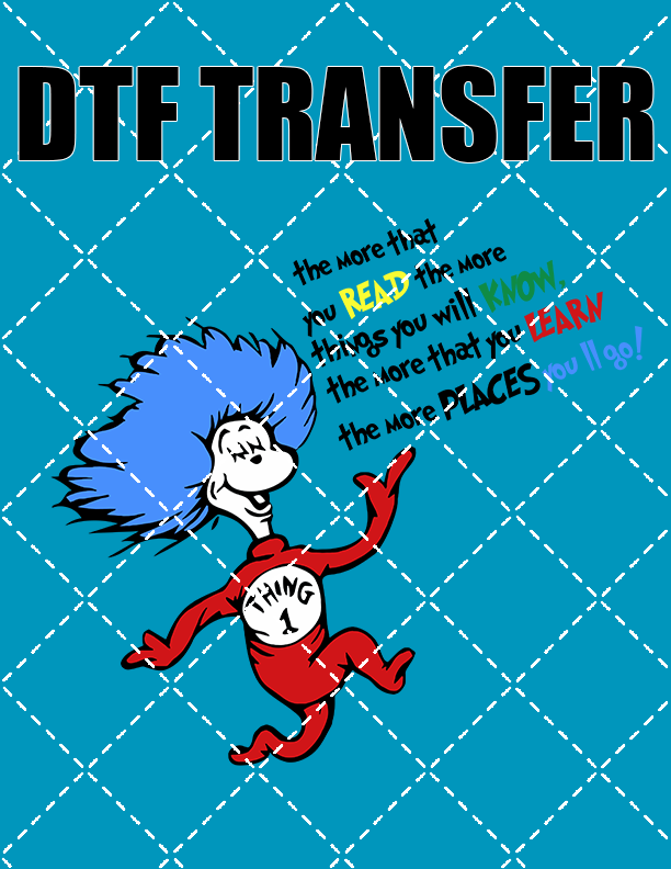 The More You Read - DTF Transfer (Ready To Press)