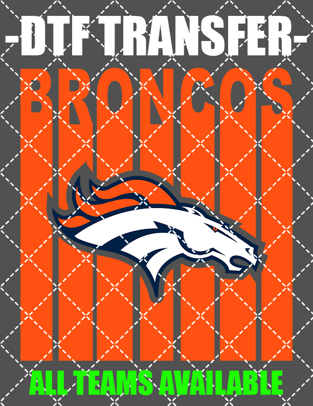 NFL Streak (Select Team) - DTF Transfer (Ready To Press)