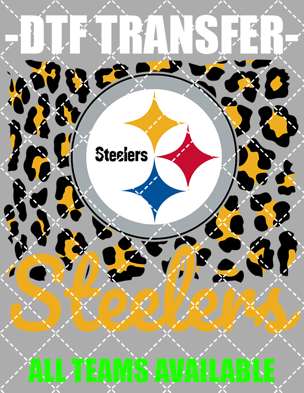 NFL Cheetah Print (Select Team) - DTF Transfer (Ready To Press)