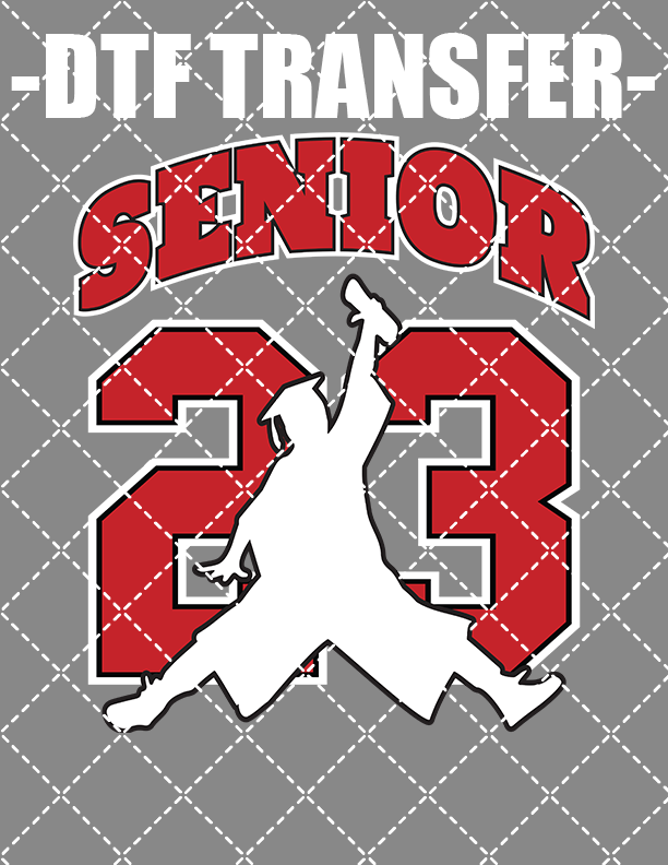 Senior Jumpman V2 Class Of 2023 - DTF Transfer (Ready To Press)