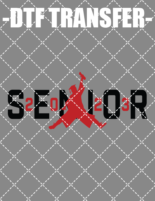 Senior Jumpman Class Of 2023 v2 - DTF Transfer (Ready To Press)