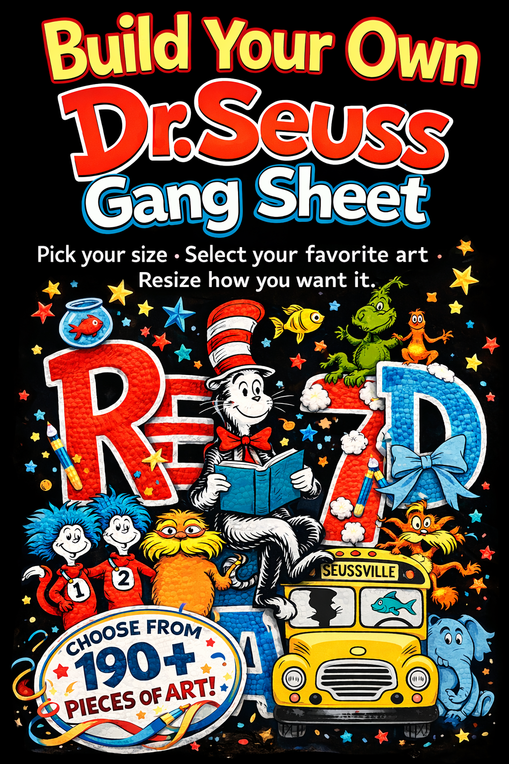 The Dr Seuss Gang Sheet Builder