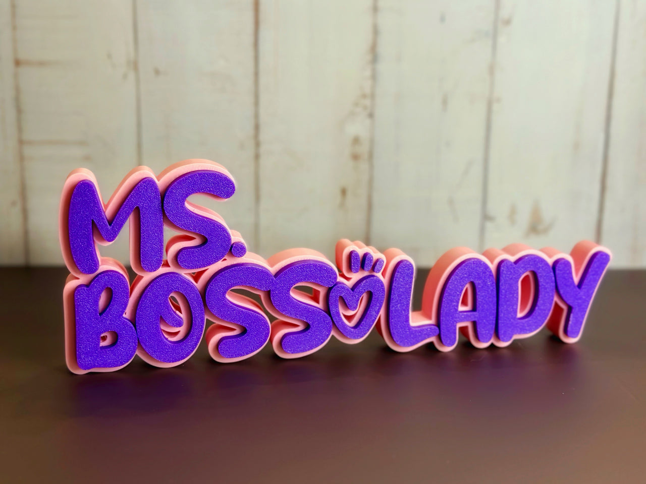 Custom 3D Printed Desk Name Plate – Personalized Office Décor