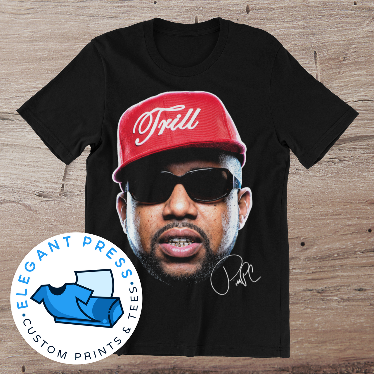 Pimp C - Signature - Tee (Black Only)