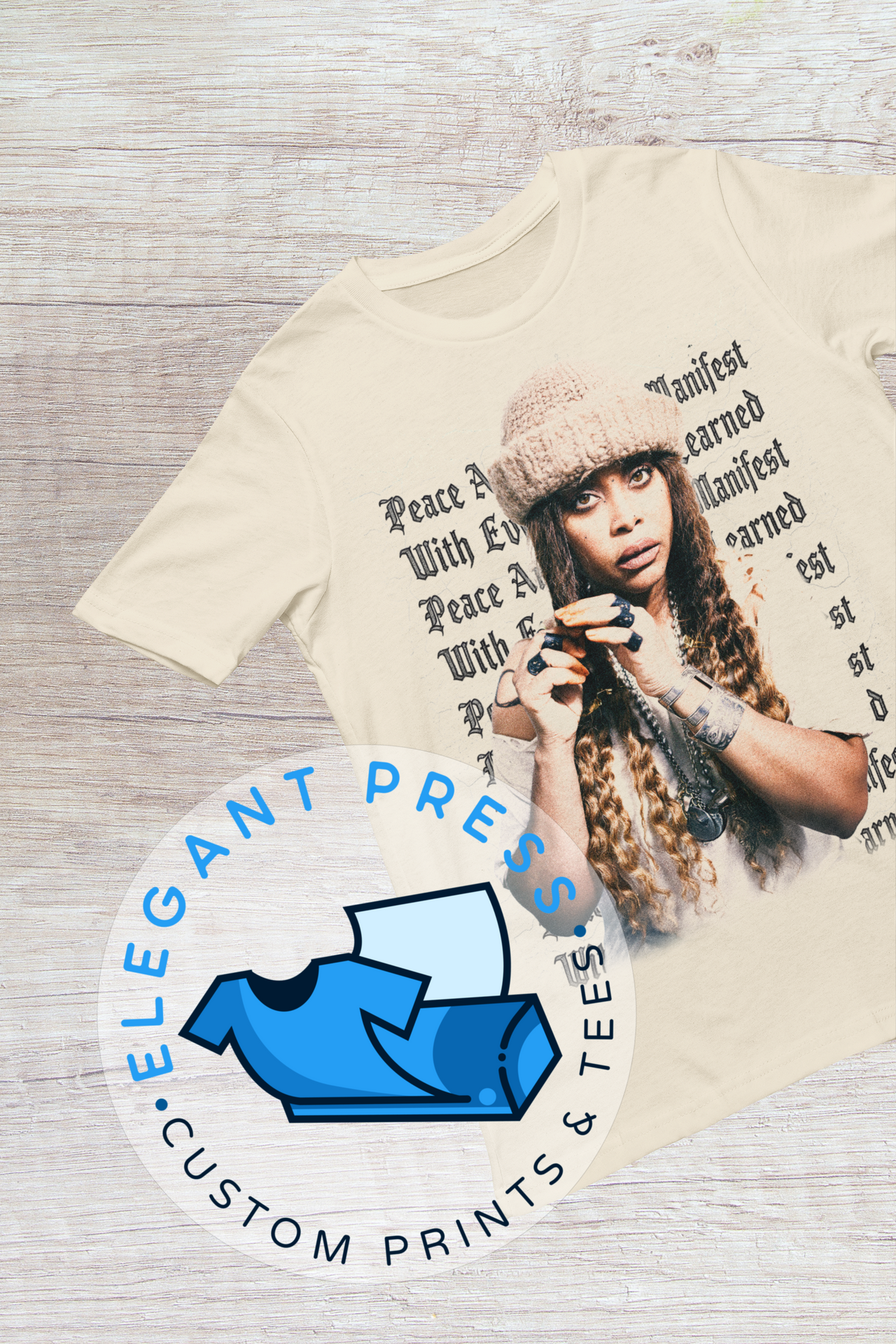Erykah Badu Peace & Blessings Icon Tee