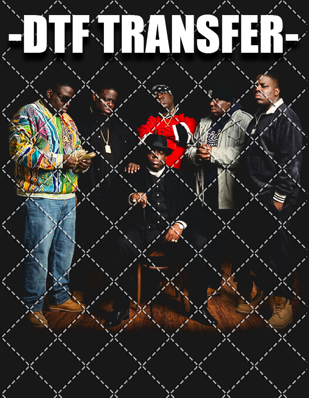 Biggie Evolution (Black Tee Only) - DTF Transfer (Ready To Press)