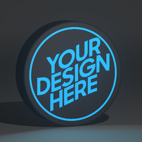 3D Printed LED Light Box – Custom