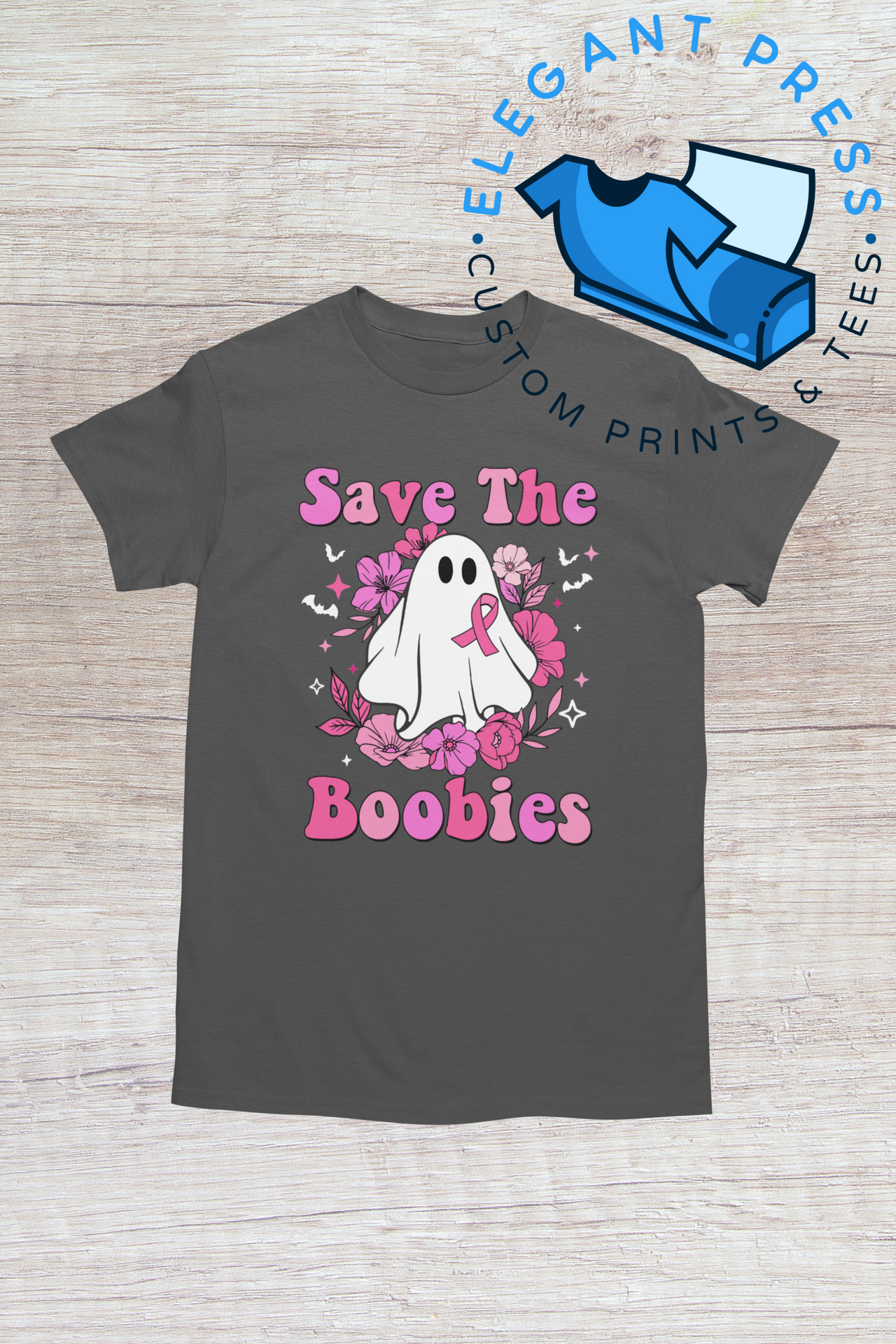 Save The Boobies (Breast Cancer Awareness) Tee