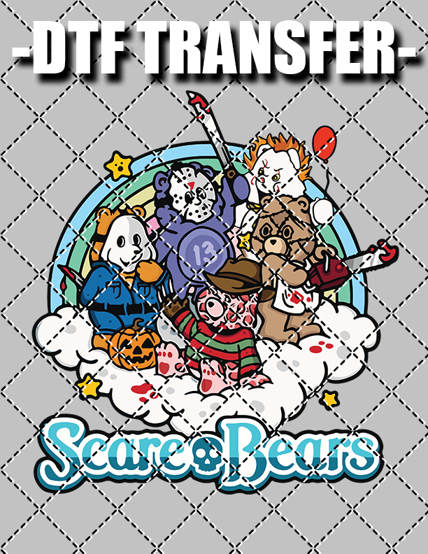 Scare Bears - DTF Transfer (Ready To Press)