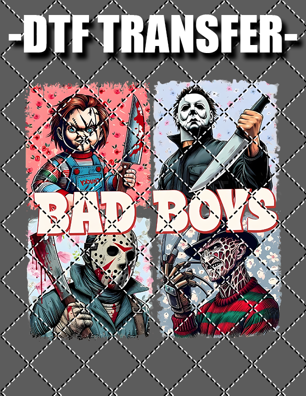 Bad Boys (Halloween) - DTF Transfer (Ready To Press)