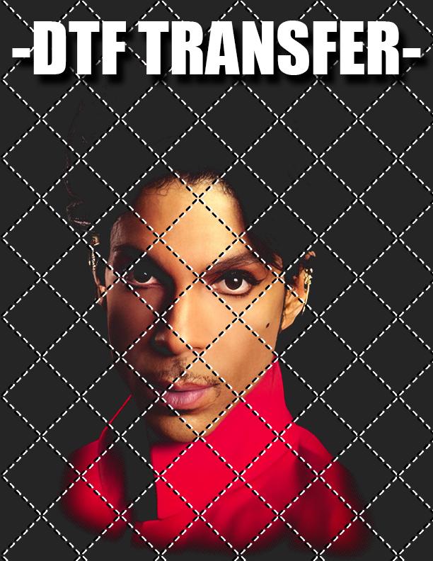 Prince (For Black Tee Only) - DTF Transfer (Ready To Press)