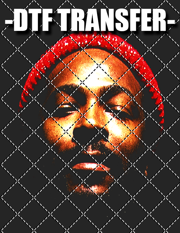 Marvin Gaye (For Black Tee Only) - DTF Transfer (Ready To Press)