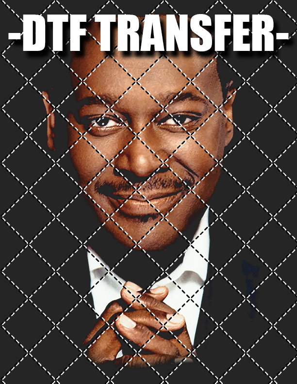 Luther Vandross (For Black Tee Only) - DTF Transfer (Ready To Press)