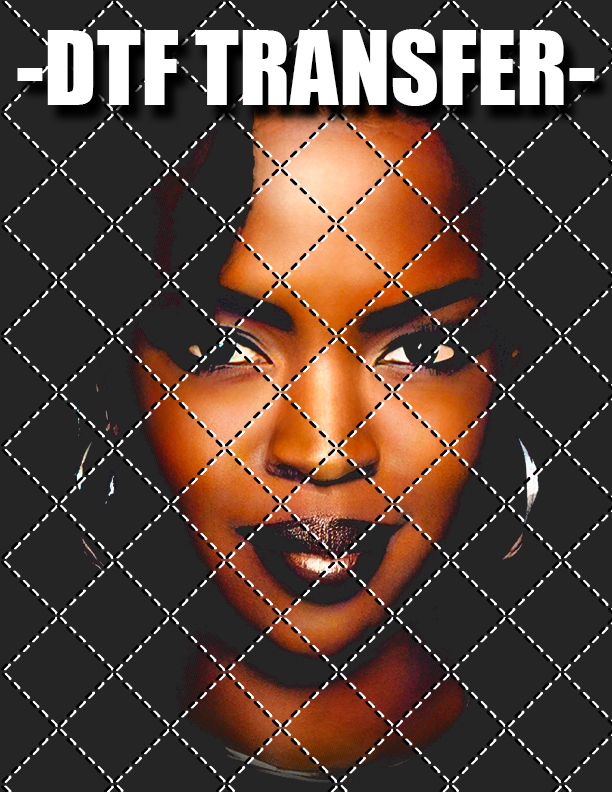 Lauryn Hill (For Black Tee Only) - DTF Transfer (Ready To Press)