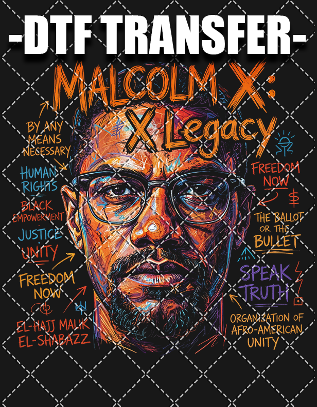 X Legacy (Black Tee Only) - DTF Transfer (Ready To Press)