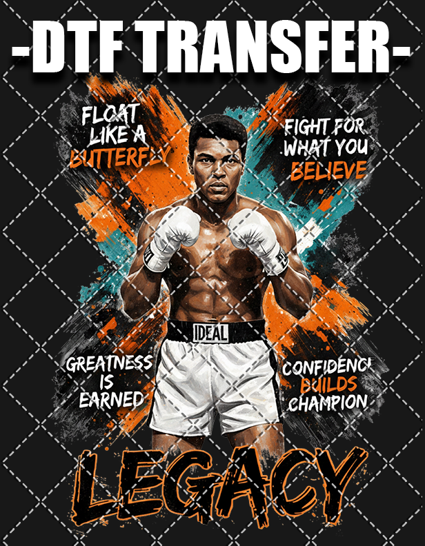 Legacy Ali - DTF Transfer (Ready To Press)