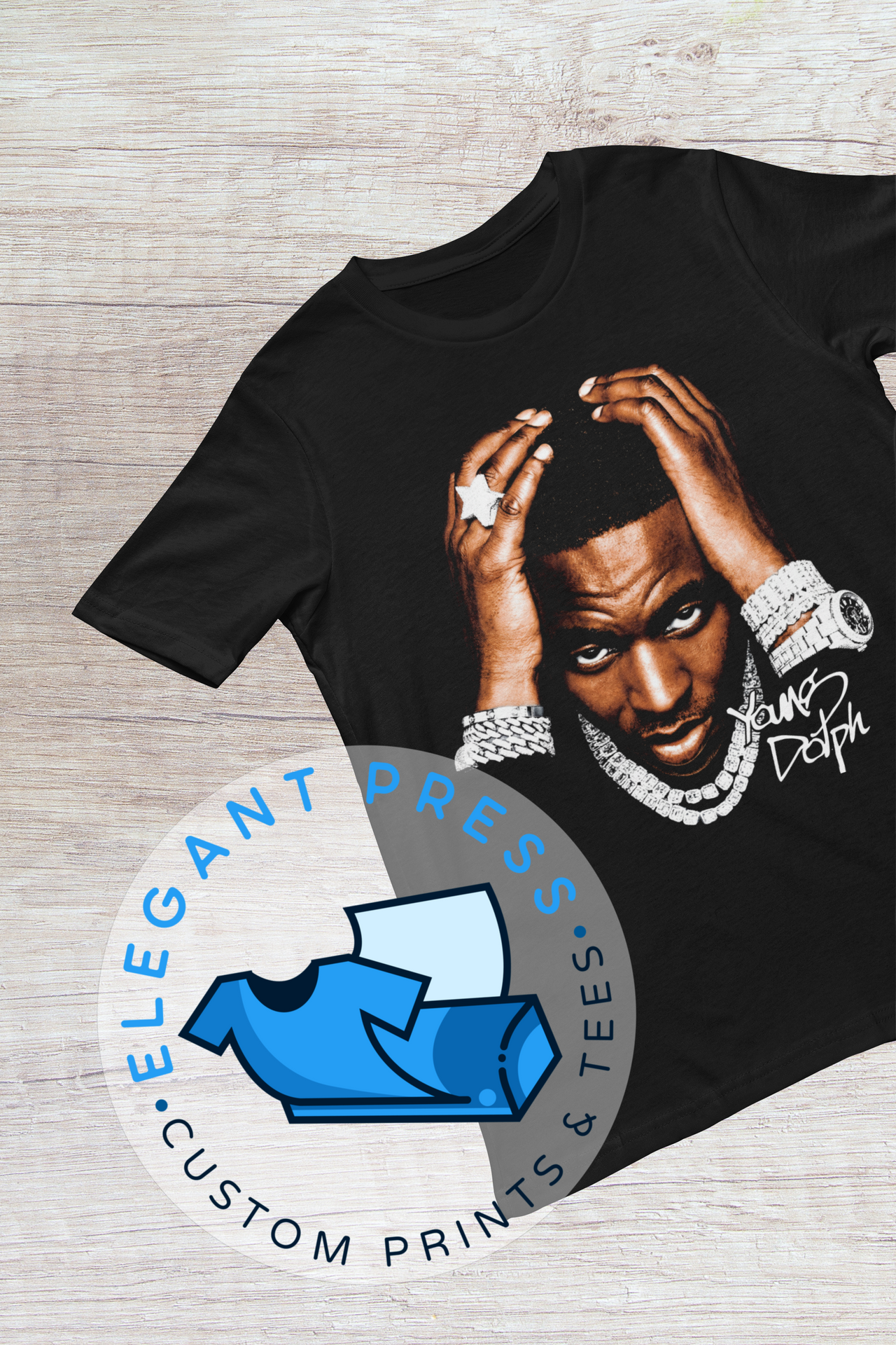 Dolph Iced Out - Tee (Black Only)