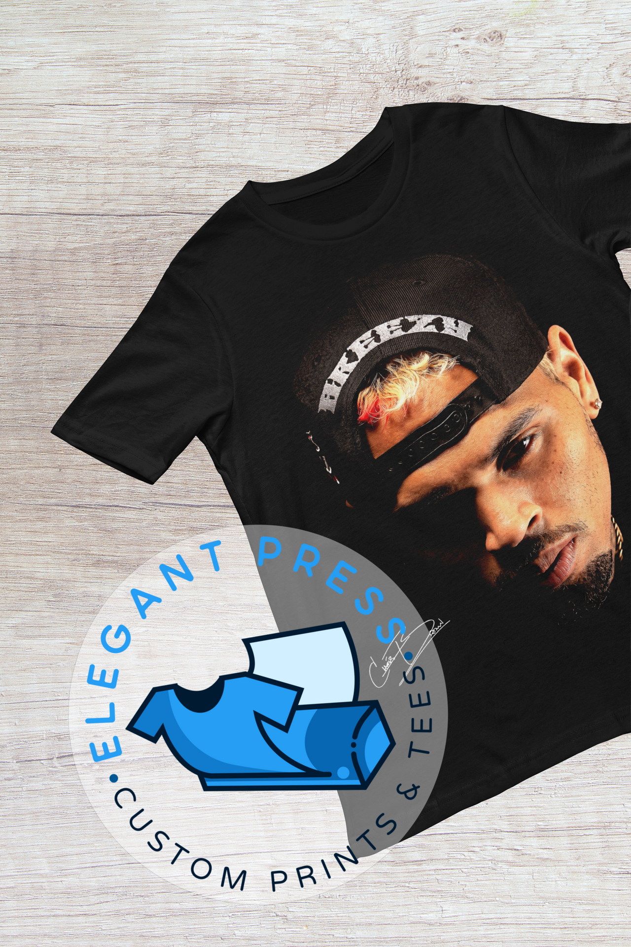 Chris Brown - Black Signature - Tee (Black Only)