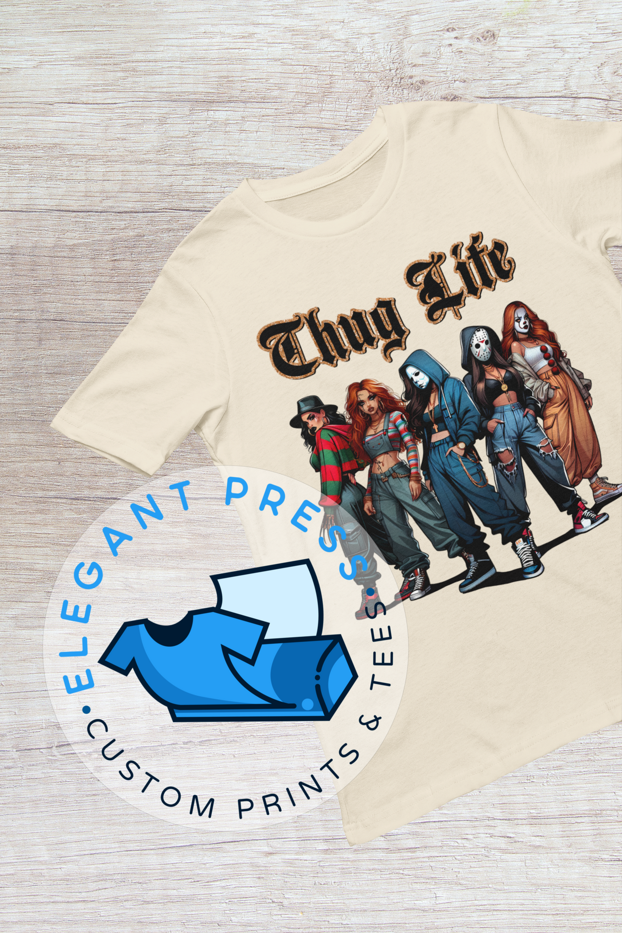 Halloween Girls Thug Life V2 Tee