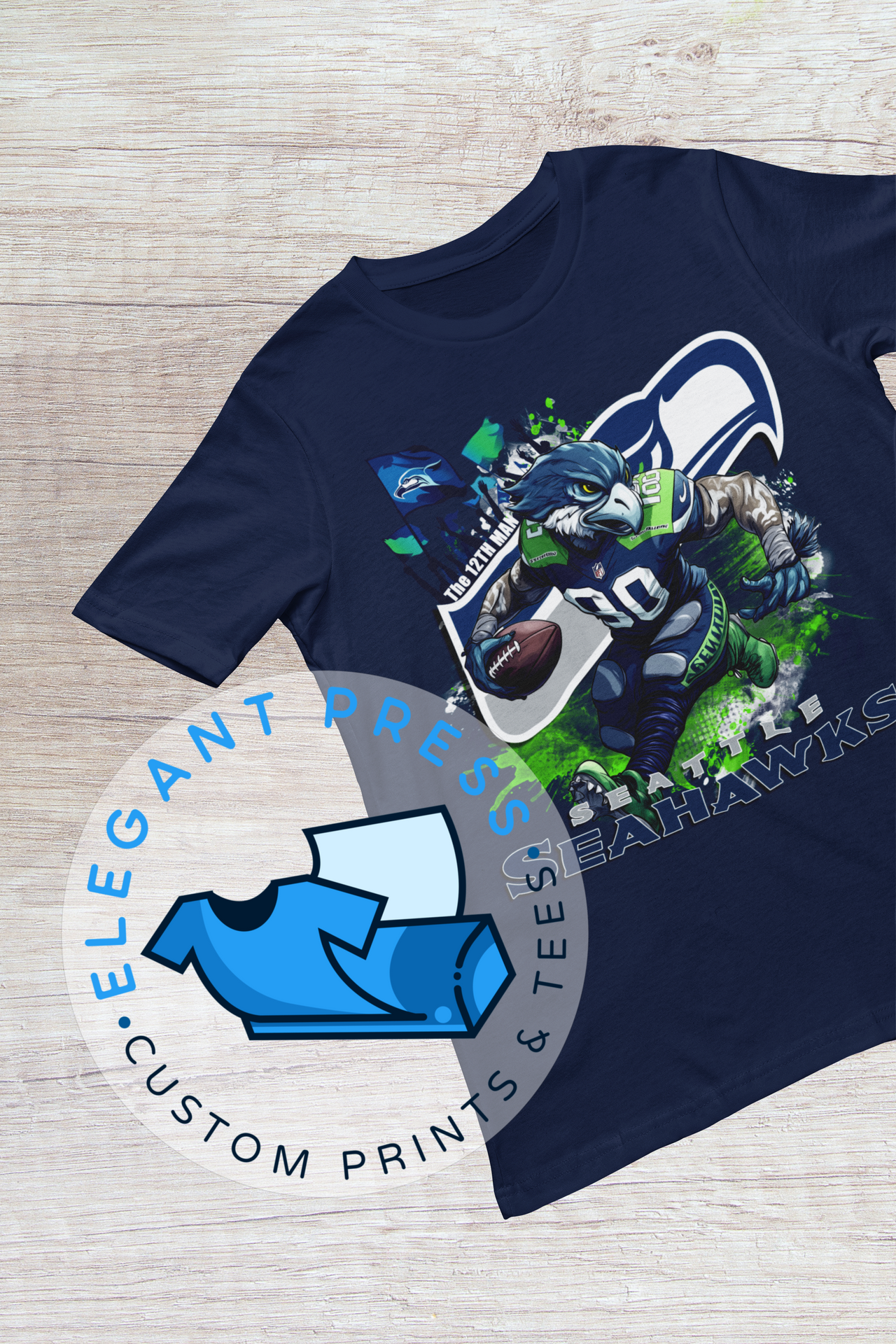 Seattle 12 Man Tee