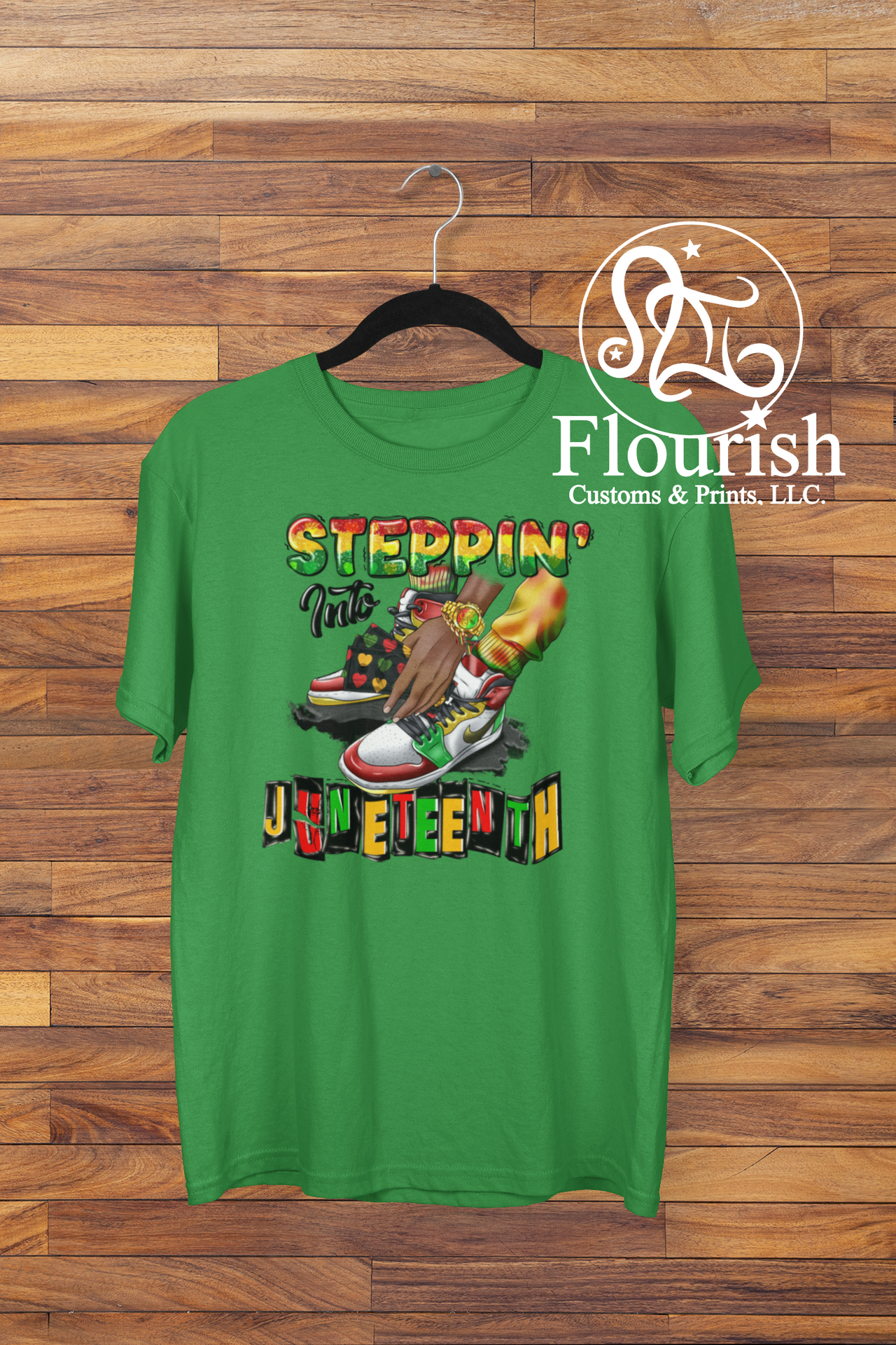 Steppin' In To Juneteenth (Male) Tee