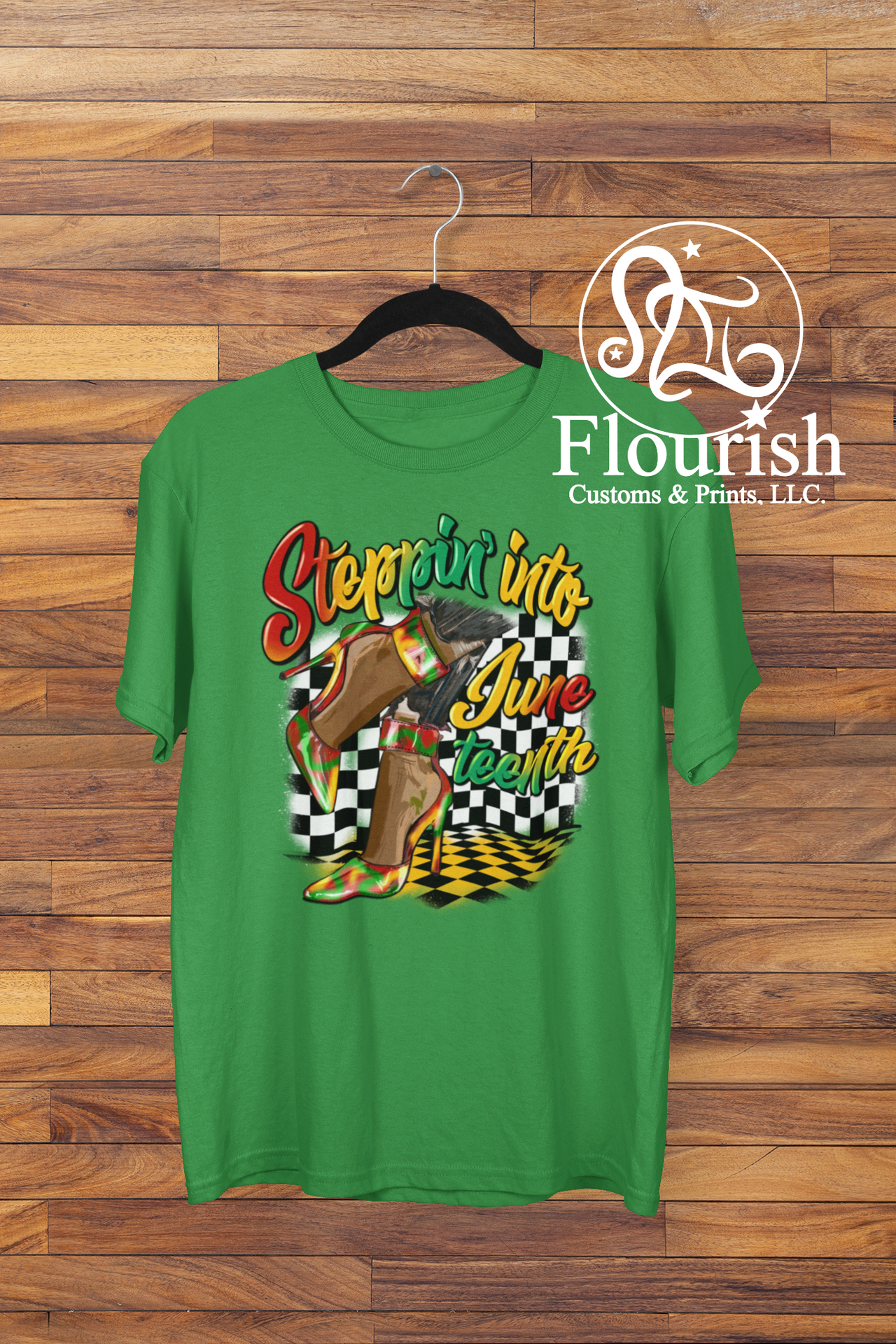 Steppin' In To Juneteenth (Female) Tee