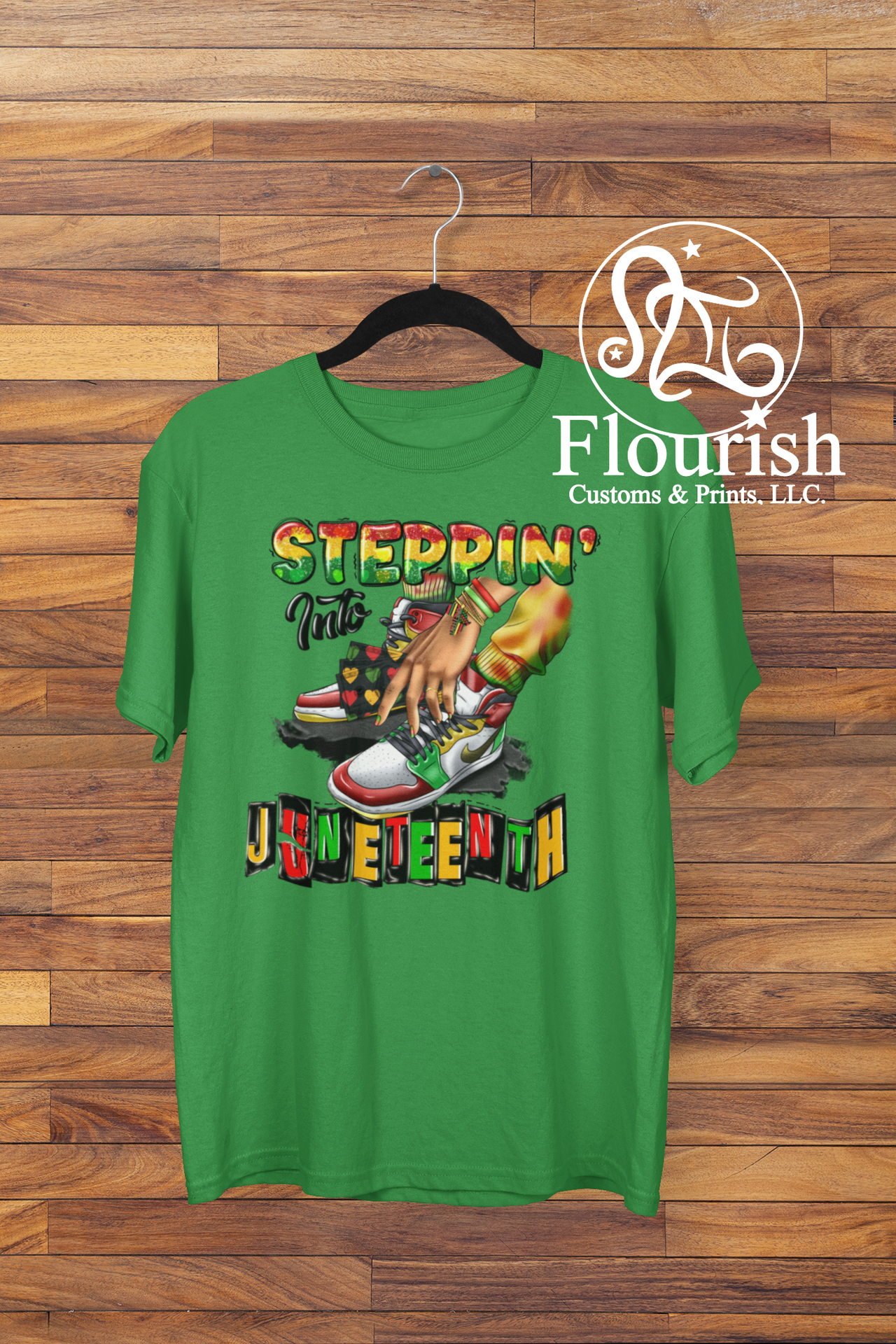 Steppin' In To Juneteenth V2 (Female) Tee
