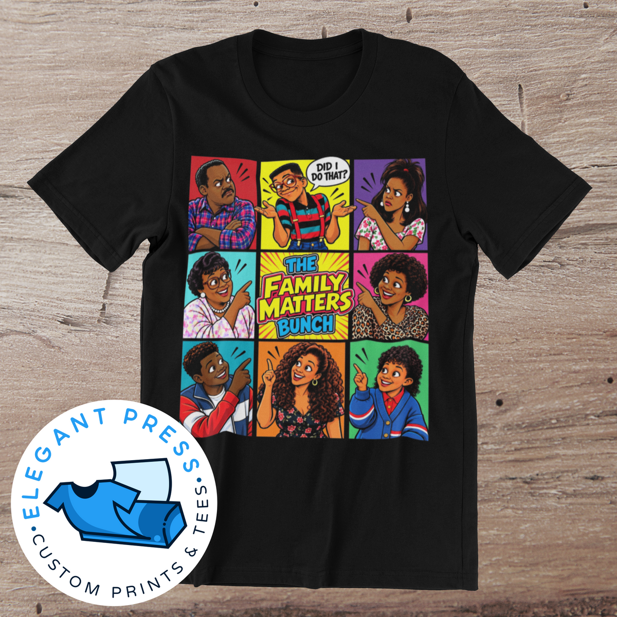 Family Matter Bunch - Tee (Black Only)