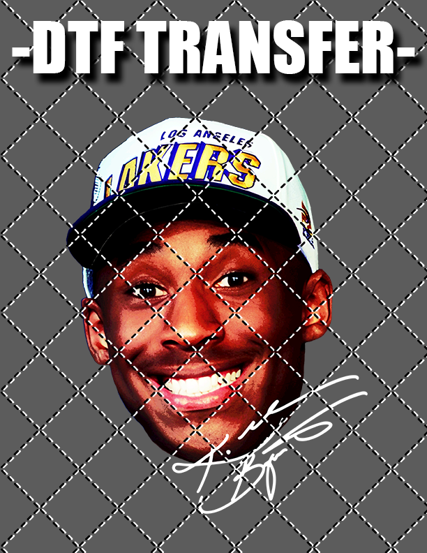 Kobe Big Head - DTF Transfer (Ready To Press)