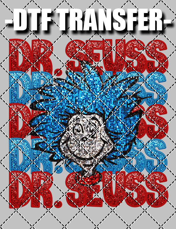Seuss Thing - DTF Transfer (Ready To Press)