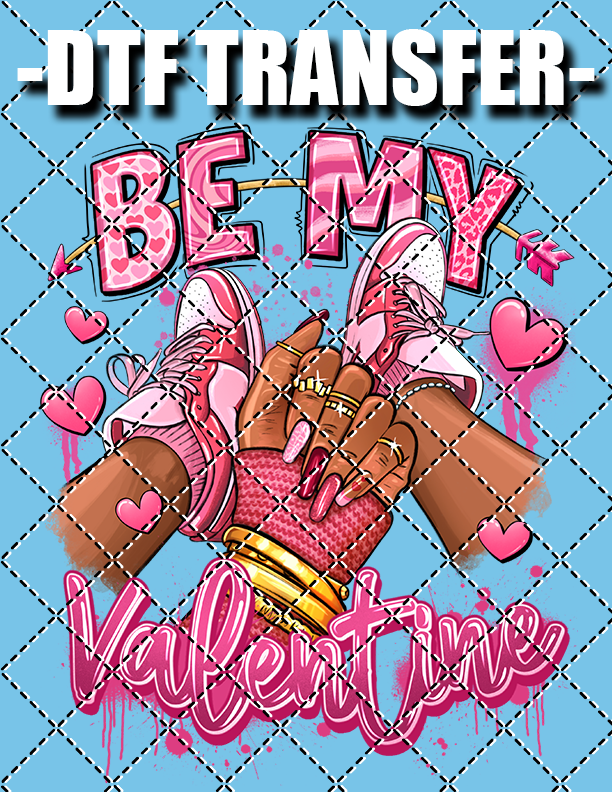 Be My Valentines Jays (Valentines) - DTF Transfer (Ready To Press)