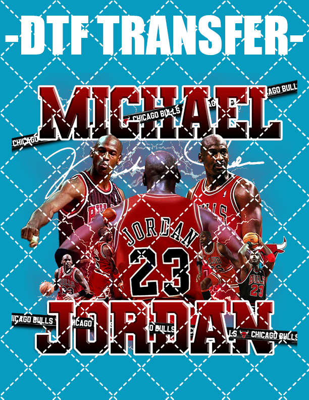 Jordan Bootleg - DTF Transfer (Ready To Press)
