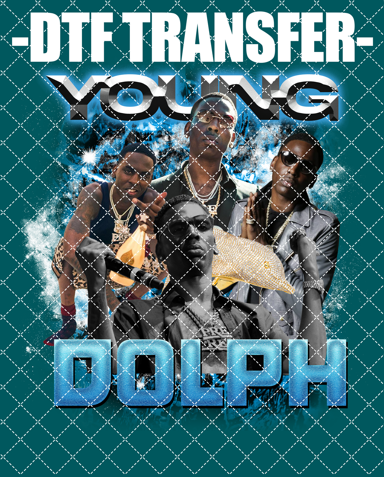Young Dolph - DTF Transfer (Ready To Press)