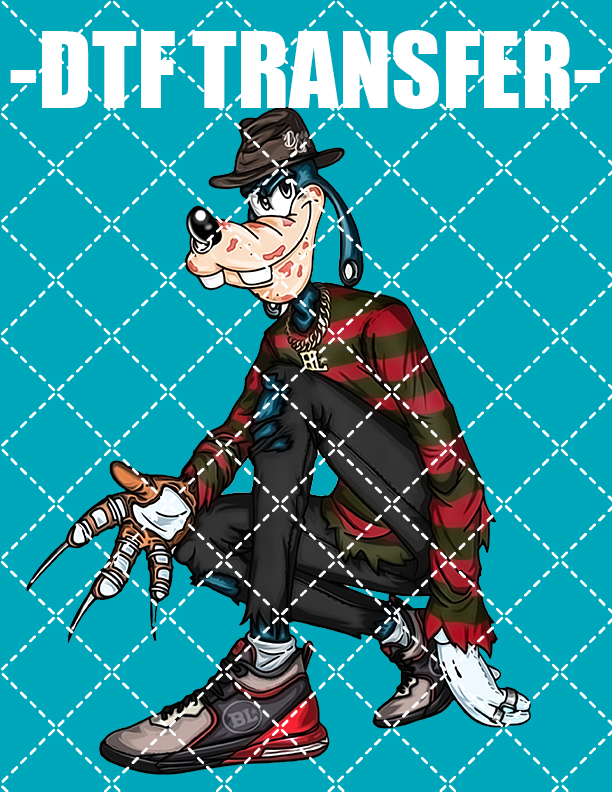 Goofy Freddy - DTF Transfer (Ready To Press)