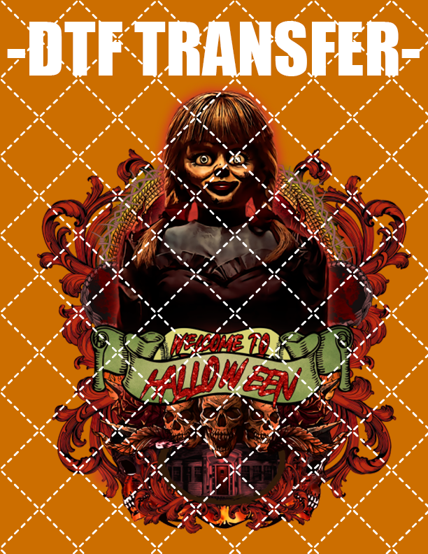 Halloween Annabelle - DTF Transfer (Ready To Press)